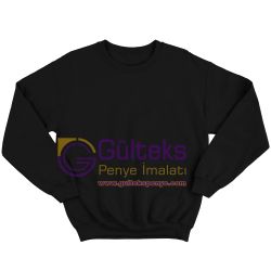 Bisiklet Yaka Basic Sweatshirt Siyah-Bisiklet-yaka-basic-sweatshirt-Siyah